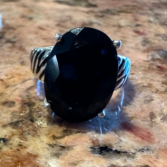 David Sigal black agate ring - Picture 3 of 8
